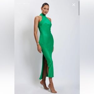 Meshki Claire Drape Back Maxi Dress